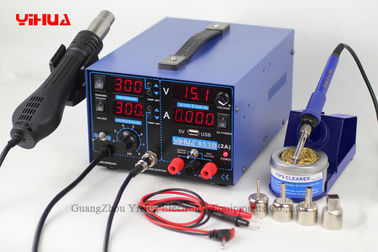 5V USB 신형 3in1 열기 납땜 역을 가진 YIHUA 853D 2A 4 LED